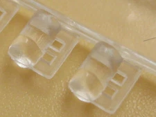 Dental Orthodontic Elastomeric Elastics Rotation Wedges Wage, Clear transparent