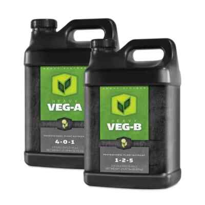 Heavy 16 Veg A & B 2-PACK 2.5 Gallons (Part A 10L & Part B 10L) Hydroponic