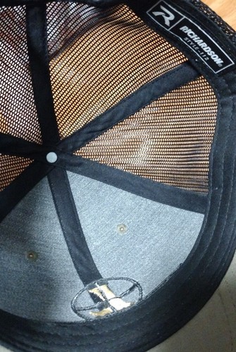 Sombrero de camionero de retícula LEUPOLD verde/negro usado raro difícil de encontrar - Imagen 4 de 4