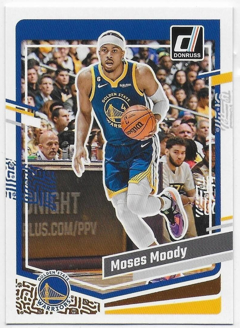2023-24 Donruss #84 Moses Moody - Golden State Warriors