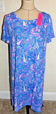 LILLY PULITZER Cody Swing Dress  2023 4TH OF JULY ''IT'S A SAILABRATION''  XXL NWT