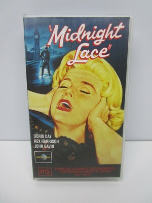 VHS Tape Midnight Lace, Doris Day, Rex Harrison, John Gavin, Vintage PG