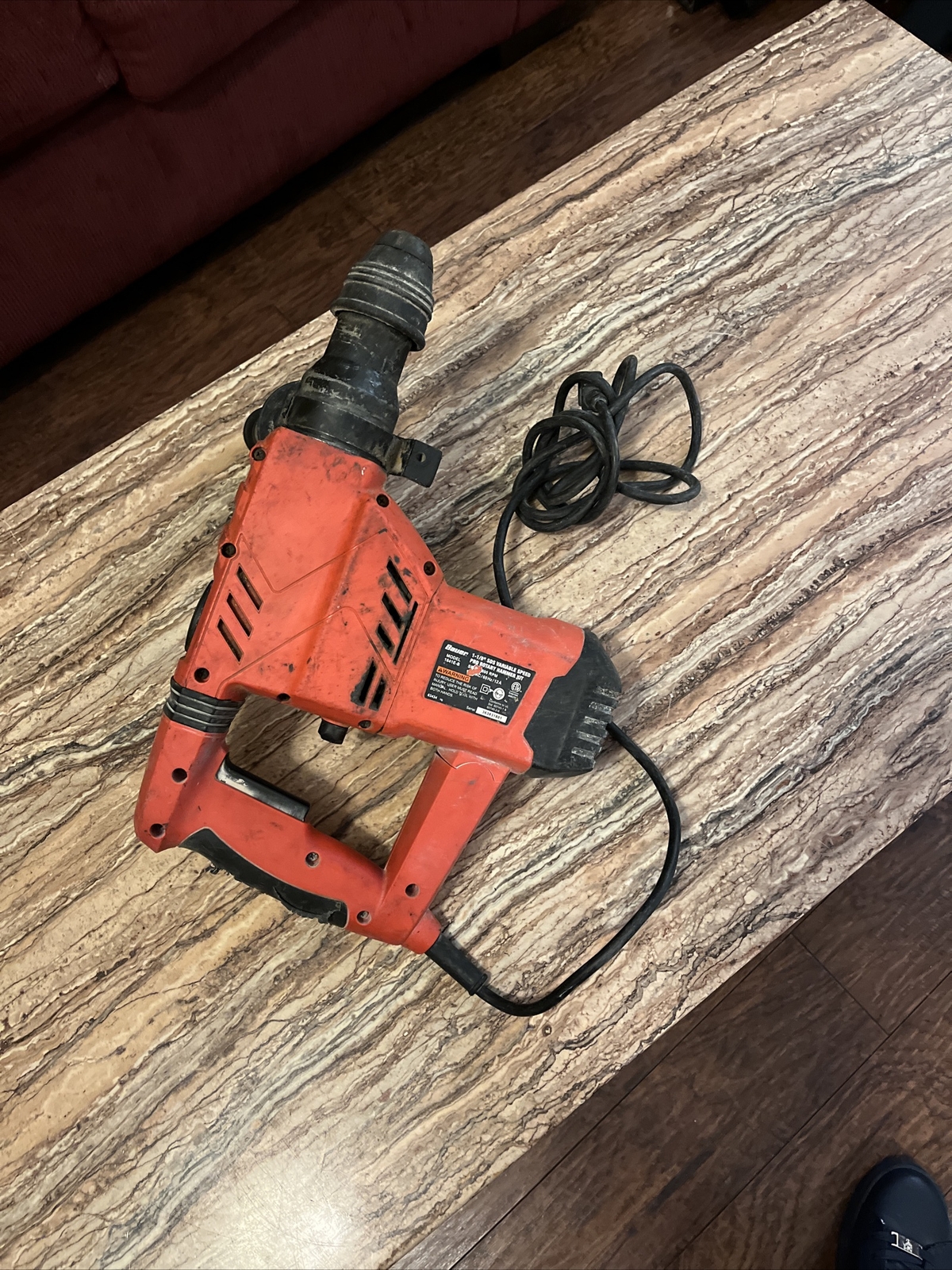 Bauer 1641e-b Rotary Hammer Drill With 