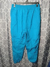 Bold Spirit 80s/90s Vintage Windbreaker Nylon Pants Ankle Zip Lined Size Large
