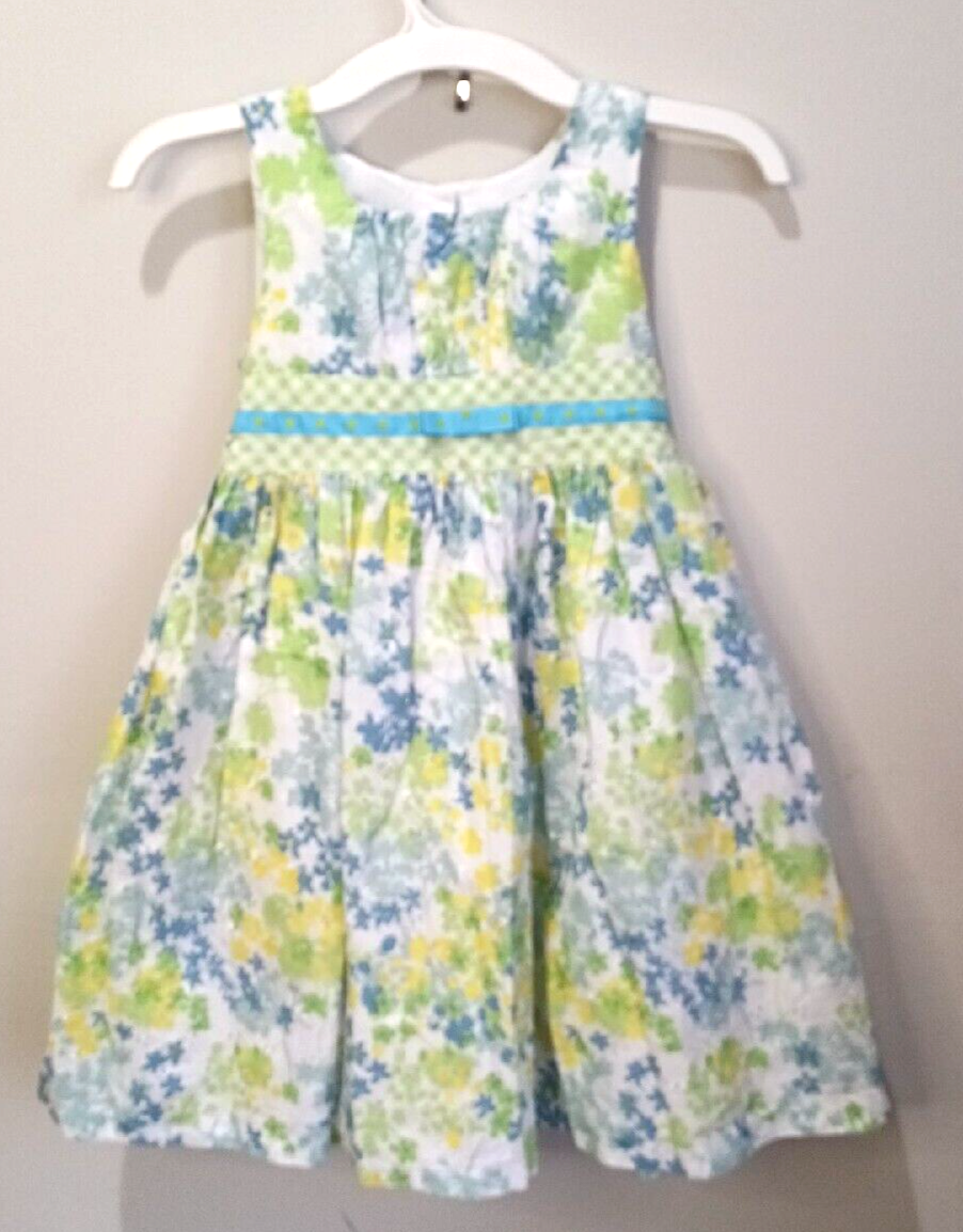 blue and yellow easter dress Girls More Tie Dye Please Easter Dress with Socks and Purse Set main image 0