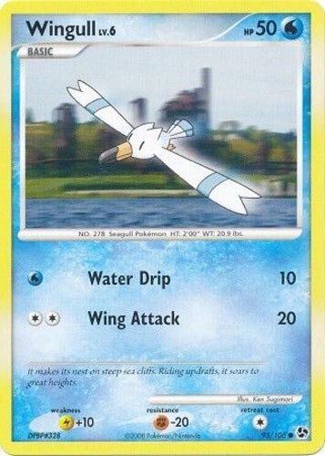 Pokemon Card - Great Encounters 95/106 - WINGULL (uncommon) - NM/Mint