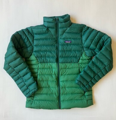 Patagonia Men's Down Sweater Gather Green Puffer Jacket Coat XL