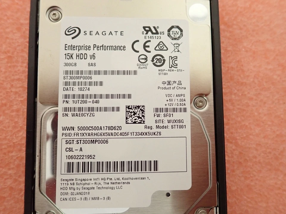 Fujitsu ST300MP0006 HD SAS 12G 300GB 15K HOT PL 2.5' EP HDD for Primergy - Image 4 of 4