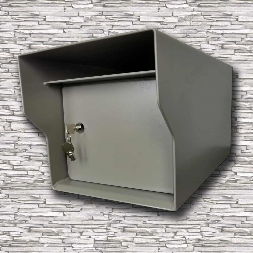 M1-LT Fort Knox Mailbox ~ 1/8 steel welded locking secure mailbox & Add a post - Image 2 of 4