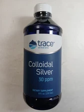 Trace Minerals Research Colloidal Silver 30 ppm 8fl oz 237ml Allergen-Free 03/28
