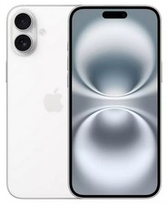 Apple iPhone 16 Plus 5G SIM Free 8GB RAM 256GB AI Mobile Phone White Refurb Good