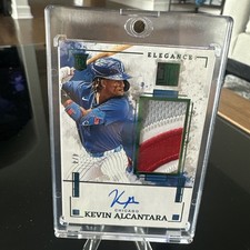 Panini Impeccable Elegance Kevin Alcantera Patch Auto EMERALD 1st Parallel 4/4