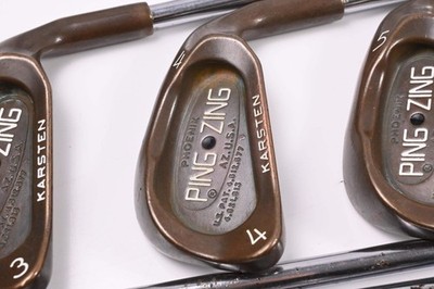 Ping Zing BeCu Eisen / 3-9i / Black Dot / Stiff Flex Ping JZ Schäfte