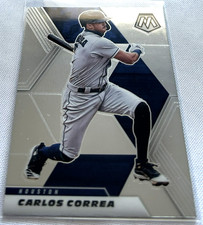 2021 Panini Mosaic Baseball Carlos Correa Houston Astros base card #107