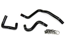 HPS Reinforced Silicone Engine Oil Cooler Coolant Hoses Black Z33 350z VQ35DE