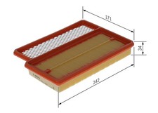 LUFTFILTER FÜR ABARTH 500 / 595 / 695 - BOSCH F 026 400 466