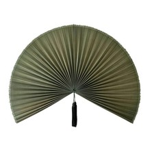 Chicvillage Bamboo Wall Fan Decoration, 47" Handmade Asian Japanese Wall Hang...