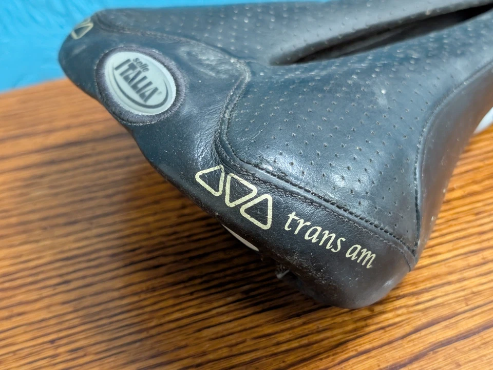 Sillín Selle Italia Max Flite Trans-Am rieles de manganeso negro Foto 4 de 4