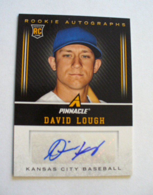 MLB -2013 Panini Pinnacle Rookie Autographs Card #DL "David Lough" - Near Mint