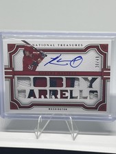 2023 Panini National Treasures #SN-RH Robert Hassell Signature Names Gold #/49
