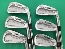 Used HONMA TOUR WORLD TW737vs Dynamic Gold irons #5-10 X100