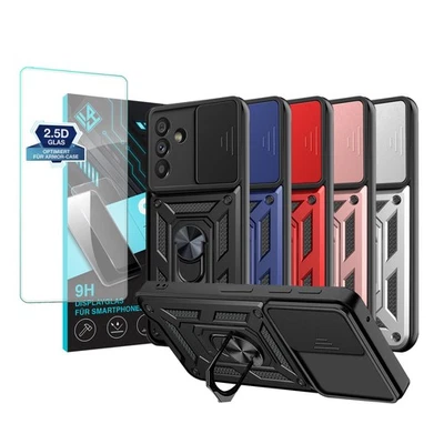 LBH TEC-EXPERT Funda exterior para móvil Samsung Galaxy A56 5G Case Cover PROTECCIÓN CÁMARA cristal