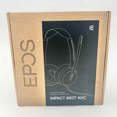 EPOS IMPACT 860T ANC Dual-Sided Wired Headset USB-C USB-A Teams Tested