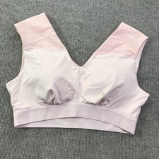 Tommie Copper Sports Bra Womens XL Pink Shoulder Support Compression Activewear