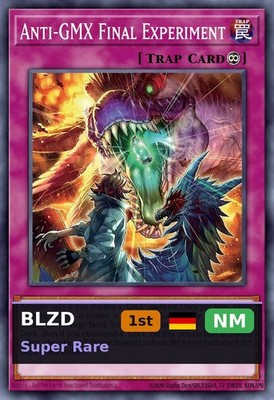 Letztes Anti-GMX-Experiment BLZD-096 1st Edition NM DE Yu-Gi-Oh