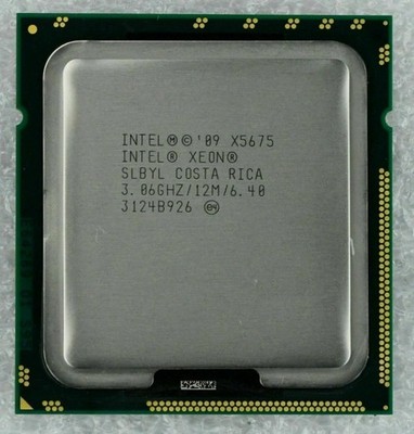Intel Xeon X5675 LGA 1366 CPU Processors 3.06GHZ 12MB 6.4GT/s Six Core