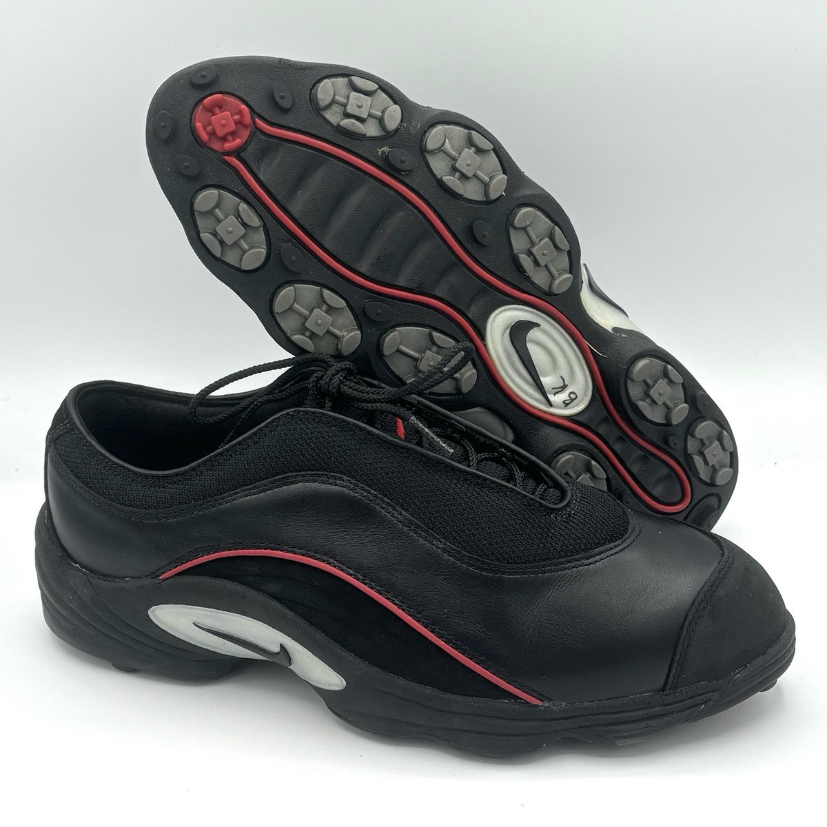 Vtg Nike Air Zoom T-Range Tiger Woods Golf Shoes - Mens Sz 8