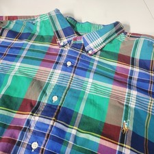 NWT Polo Ralph Lauren Mens 4XLT Classic Fit Oxford Plaid Long Sleeve Button Down