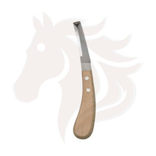 Hoof Knife 3 Straight Blade with Wooden Handle, Stainless Steel Farrier Tools