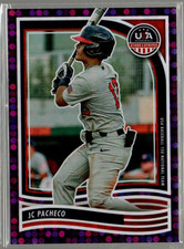 2024 USA Baseball Stars and Stripes Purple #5 JC Pacheco /99
