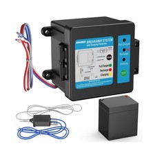 Kohree Trailer Brakes Breakaway Kit, Built-in 12V 5AH Lead-Acid Battery and C...