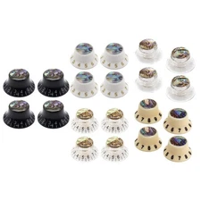 4Pcs Guitar Knobs Potentiometer Knob Speed Volume Tone Control Knob Rotary Knobs