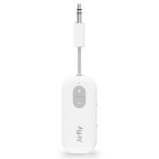 Twelve South AirFly SE, Bluetooth Wireless Audio Transmitter 1" by 4", White