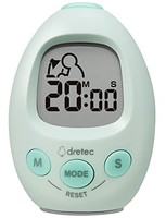 DRETEC Study Egg Interval Timer for Studying Sports and Training - Silent Light