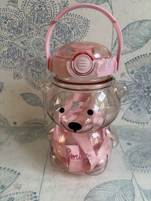 Trinkflasche in Teddybärform rosa neu & versiegelt