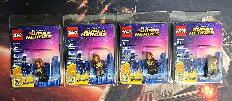 LEGO SDCC COMIC CON 2017 VIXEN MINIFIGURE LEGENDS OF TOMORROW DC SUPER HEROES  - Image 2 of 4