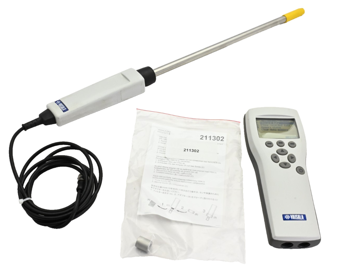Vaisala MM70 HMP76 Hand-Held Humidity and Temperature Probe -50° C to 120° C
