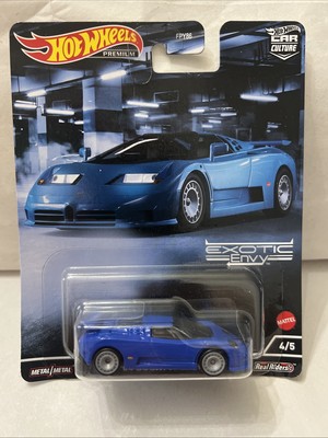 2022 Hot Wheels Premium Car Culture Exotic Envy '94 Bugatti EB110