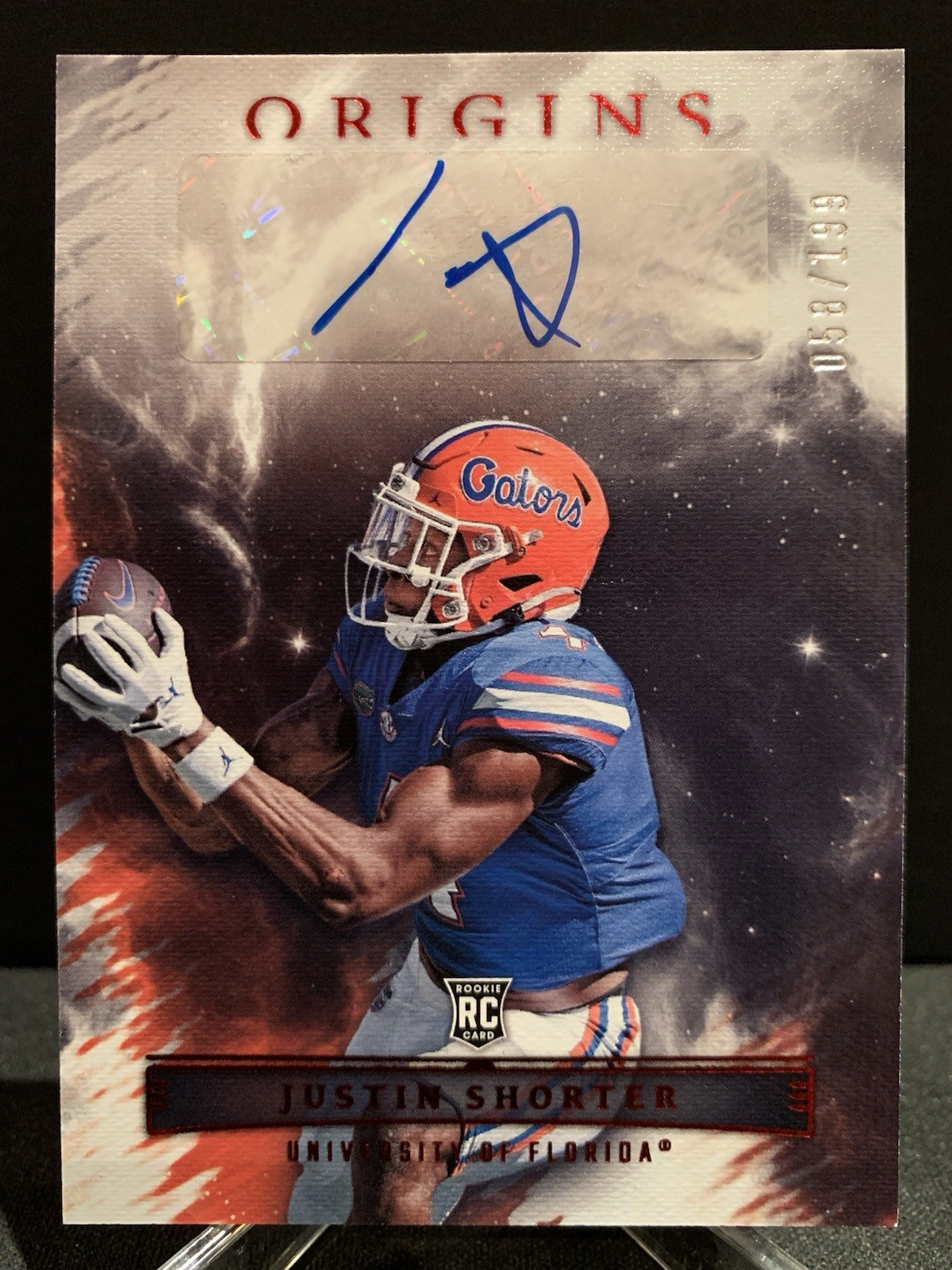Justin Shorter Panini Chronicles Draft Picks Origins Rookie Autographs #OAJSH Base