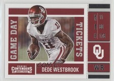 2017 Panini Contenders Draft Picks Game Day Tickets Dede Westbrook #28 1u6