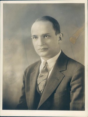 1933 David Ralph Hertz Suit Tie 5x7 Vintage Original Newspaper Press Press Photo