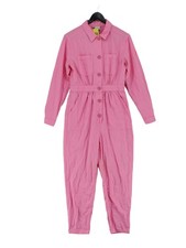 Scamp  Dude Women's Jumpsuit UK 10 Pink 100 Cotton Straight Jumpsuit
