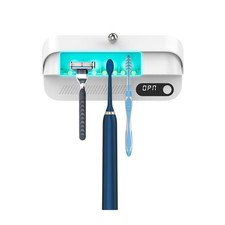 Toothbrush and Manual Razor Cleaner, Fan Drying Function, Wall Mounted Toothb...