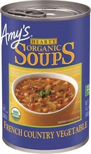 (Free Duty Tax) Amy’s Soup, Vegan Hearty French Country Vegetable Soup, Glut