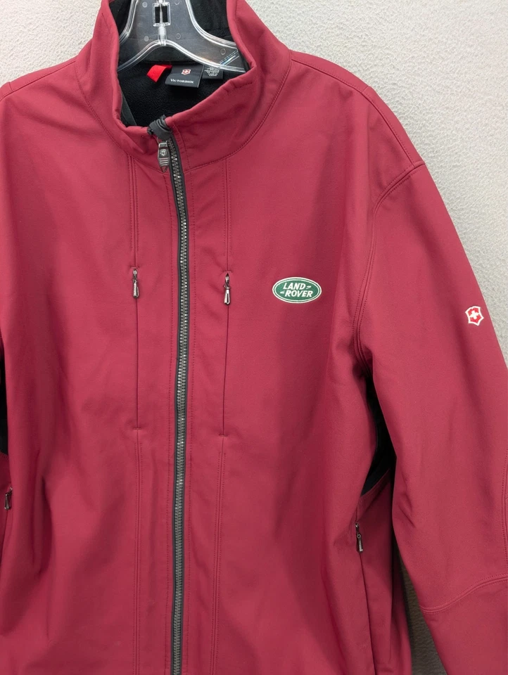 Chaqueta Victorinox Cremallera Completa Para Hombre Talla XL Roja Nylon Bolsillos con Cremallera Vellón Exterior Foto 3 de 4