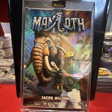 Wild Card Illumination Dino-Might Prehistoric Mammoth Jacob Wilson 2/2 Baseball